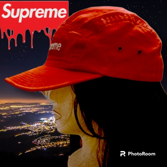 UNIQUE SUPREME Reactive RED Box Camp Cap SS18 Color Change SOLD OUT EVERYWHERE! - Picture 3 of 9